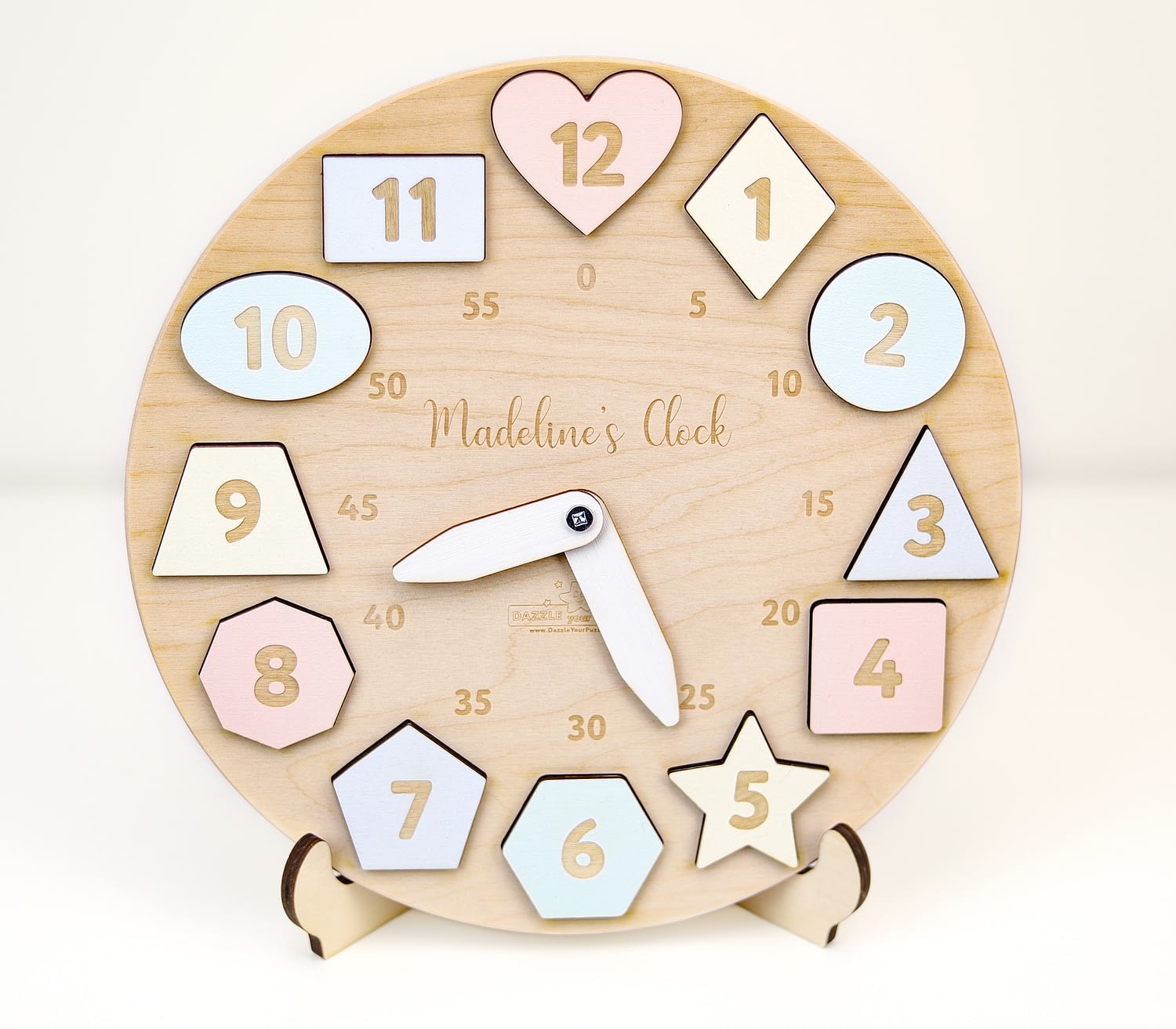 Wooden Name Clocks