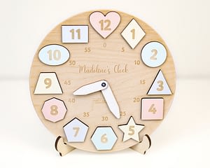 Wooden Name Clocks